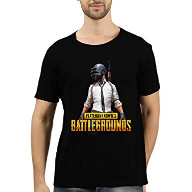  PUBG  Tshirt Baju  Gamer PUBG  Print Nama gaming Tshirt 