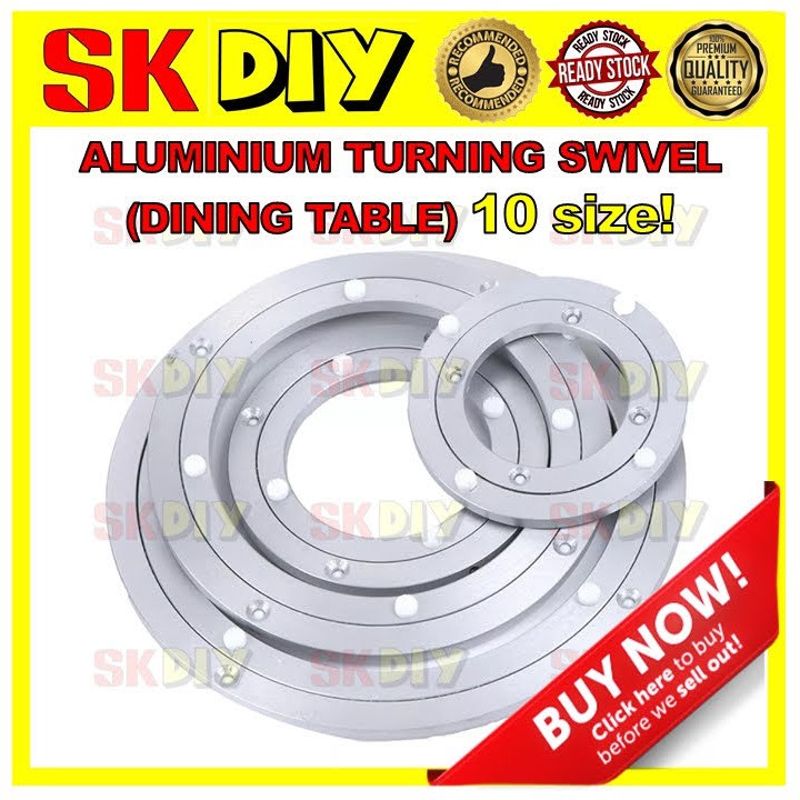 Aluminium Turning Plate Rotate Swivel Aluminium Swivel 