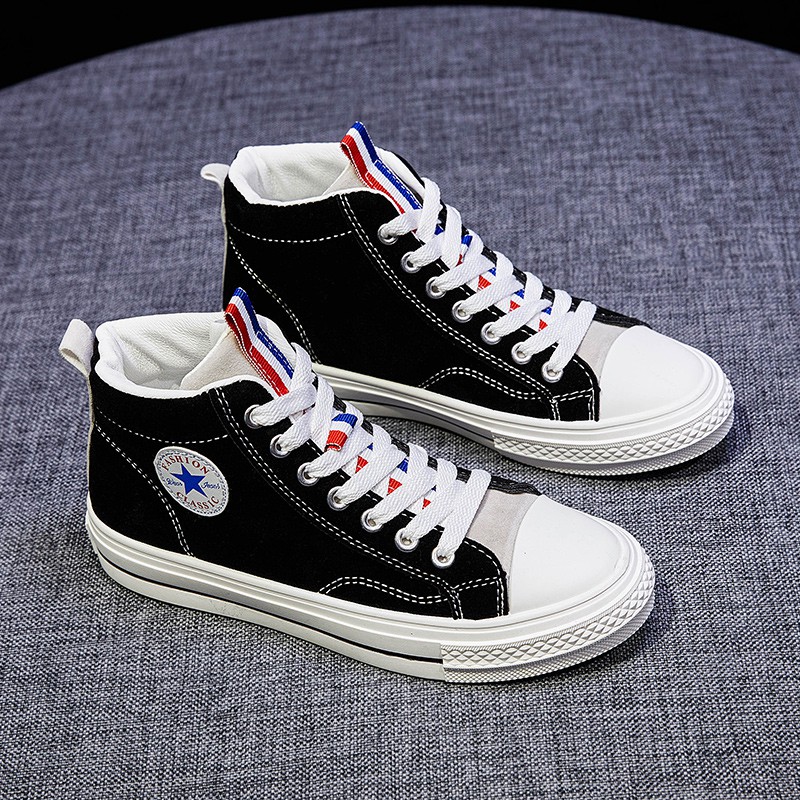 simple canvas sneakers