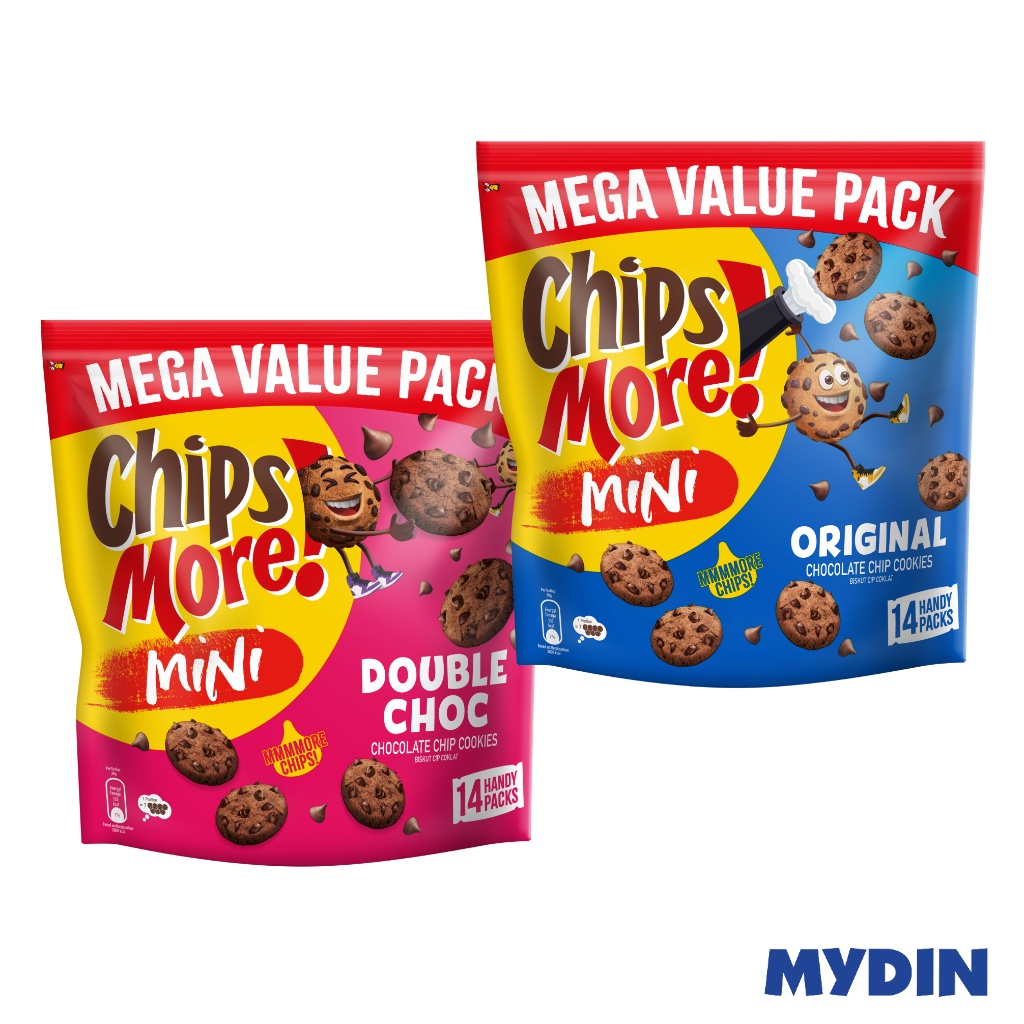 Chipsmore Chocolate Chip Cookies Handy Mega Value Pack (14 x 28g) 2