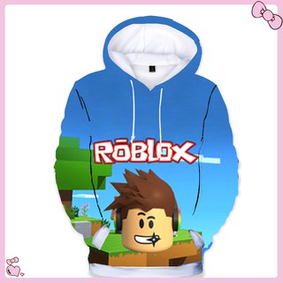 Roblox Boys Girls Jacket Kids Printed Hooded Leisure Loose Sweater Coat Baby Clothing Outerwear Shopee Malaysia - details about boys girls roblox kids winter hoodie pullover coat jacket snowsuit outerwear