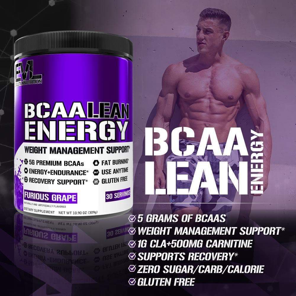 EVL Evlution Nutrition BCAA Lean Energy 30 servings - Post Workout ...