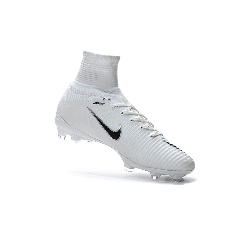 Nike Mercurial Superfly Men's Soccer Shoes High Ankle Football Boots White | Shopee Malaysia