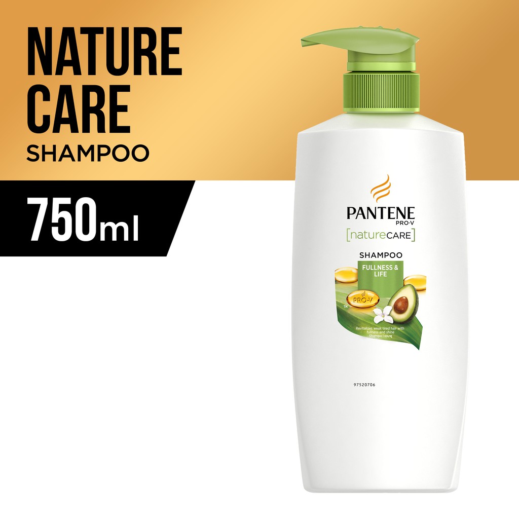 Pantene Pro V Nature Care Fullness Life Shampoo 750ml Shopee