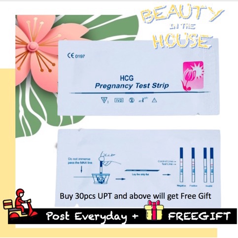 Expiry:06/06/2026 Most accurate pregnancy test UPT 10miu 1pcs early detection pregnancy test kehamilan