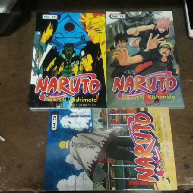 Komik Naruto Series 70 71 72 Komik Naruto Seri 70 71 72 Shopee Malaysia