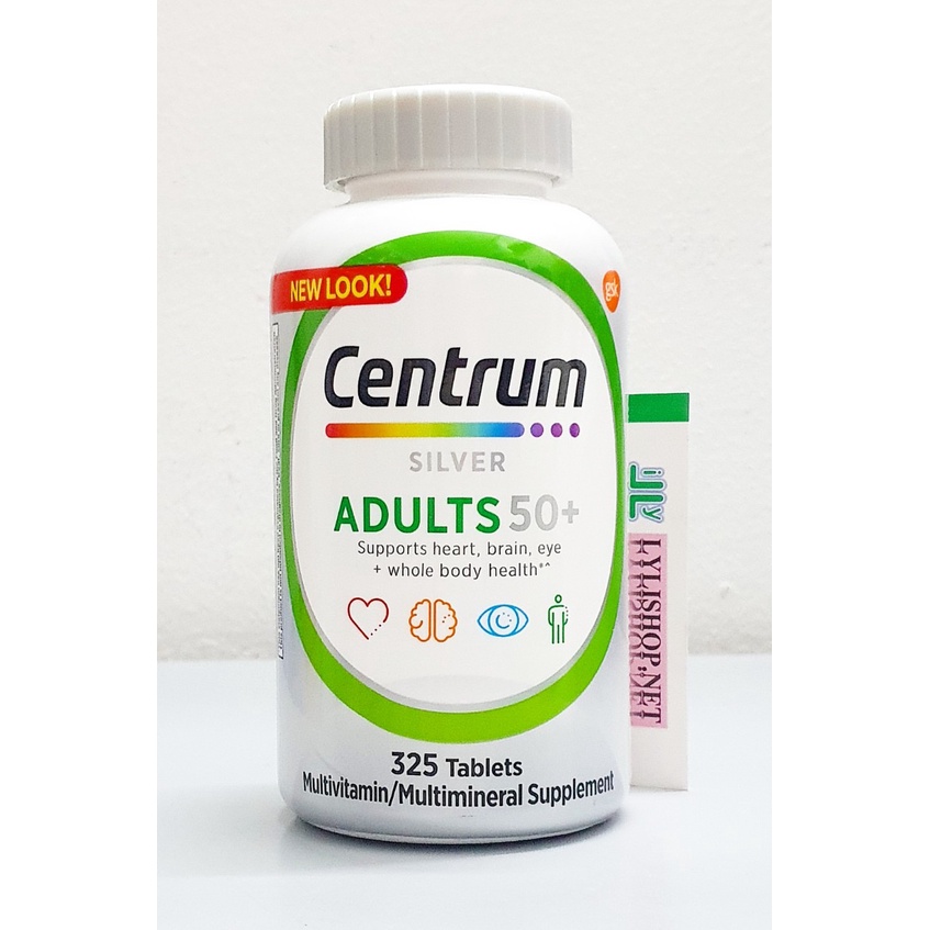 Date 7 / 23 Centrum Silver 325 Tablets From The Us Multivitamins For Both Men And Women Over