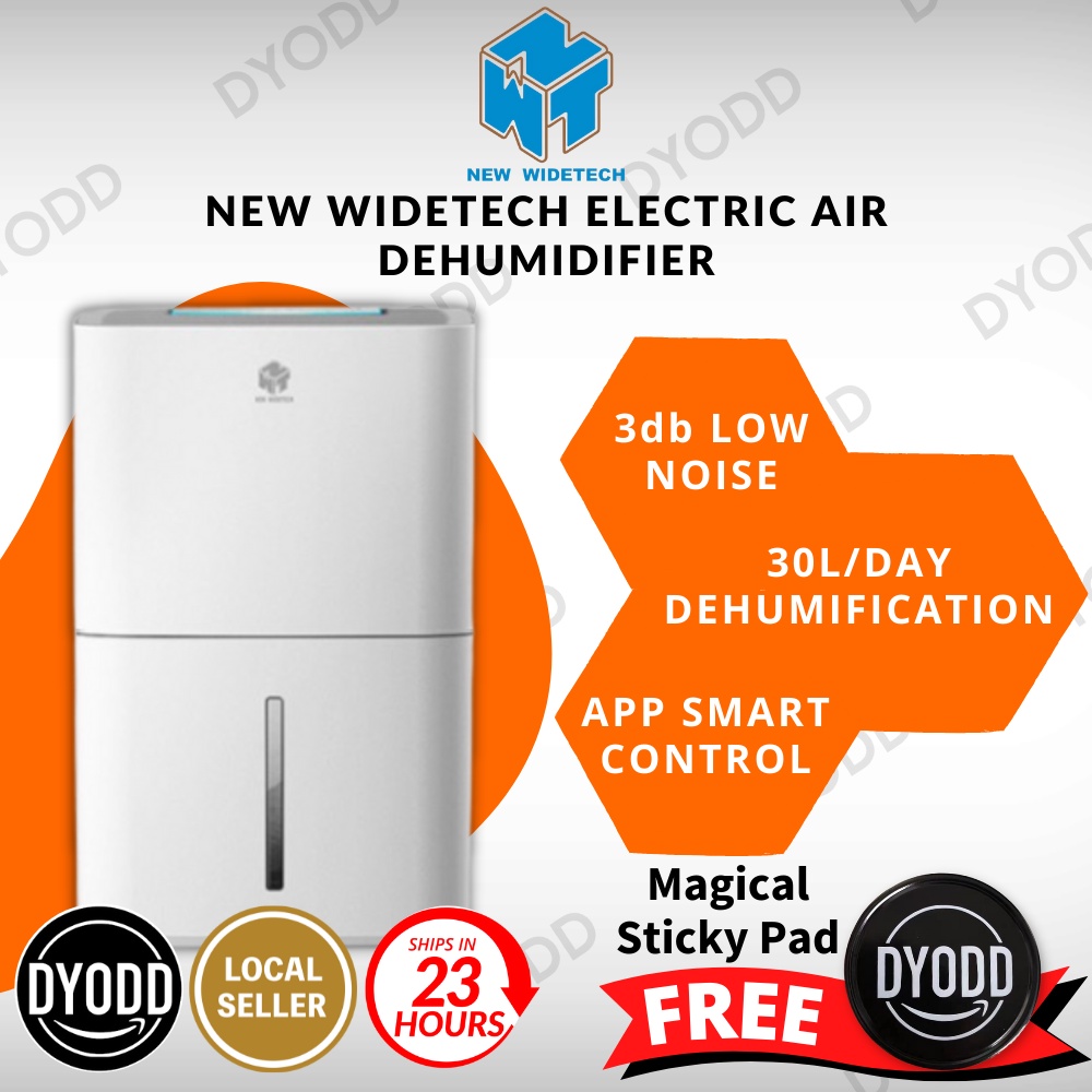 New WIDETECH Electric Air Dehumidifier 12L/18L/30L Household Moisture ...