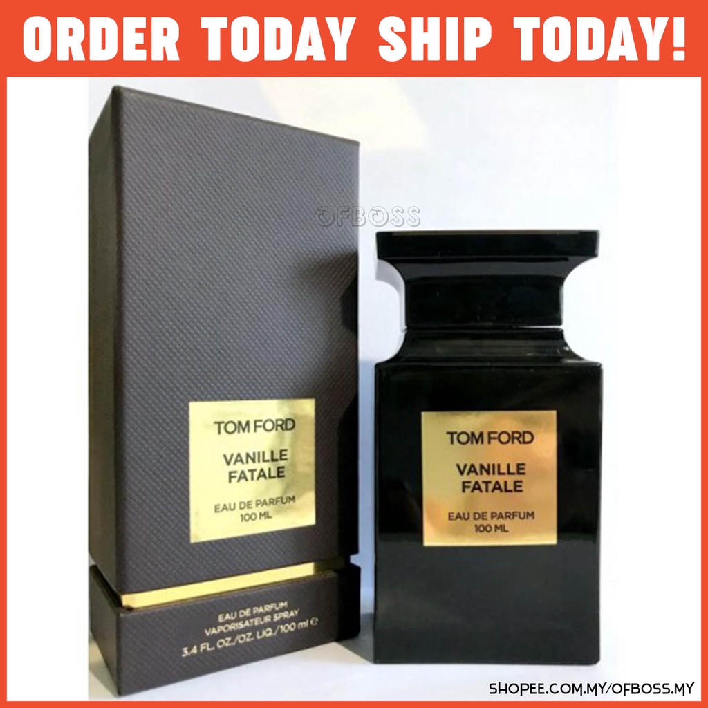 Tom Ford Vanille Fatale 100 ml Eau De Parfum EDP For Women | Shopee Malaysia