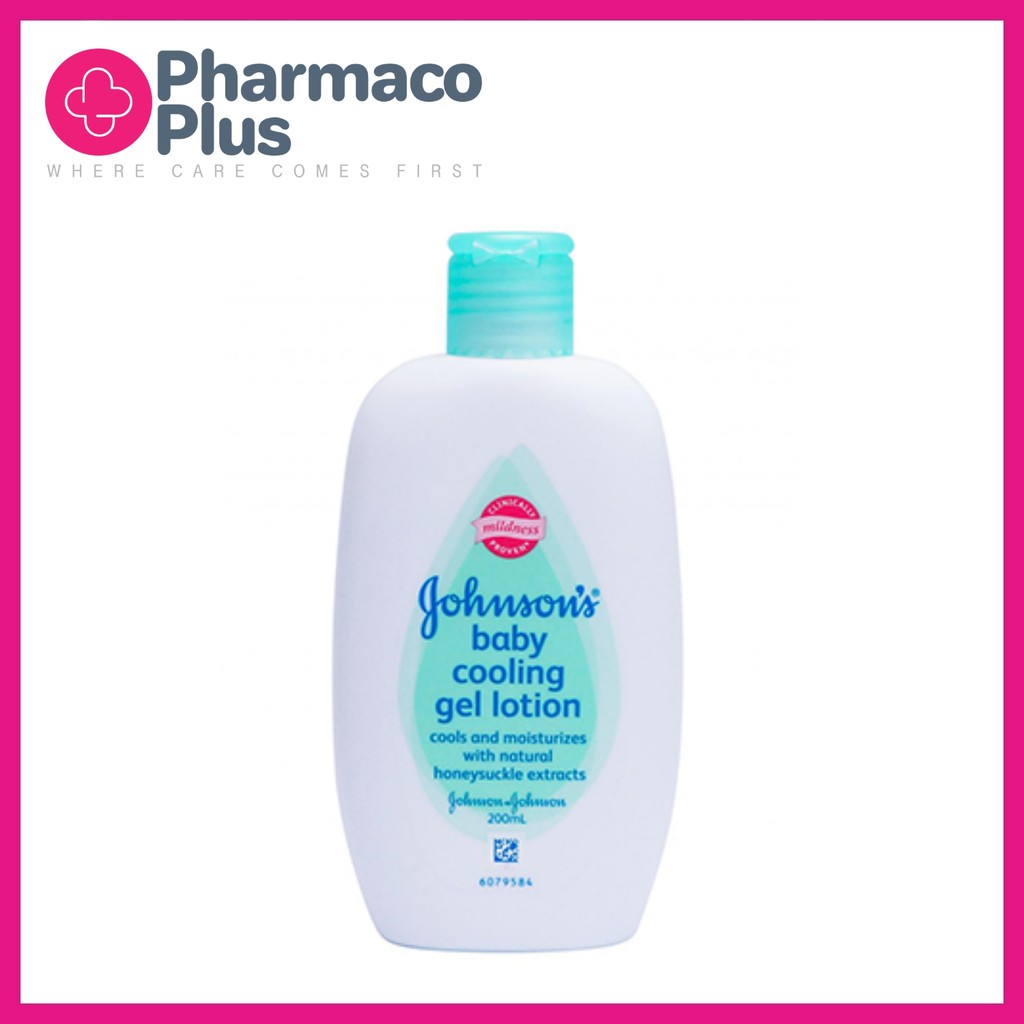 johnson baby cooling gel lotion