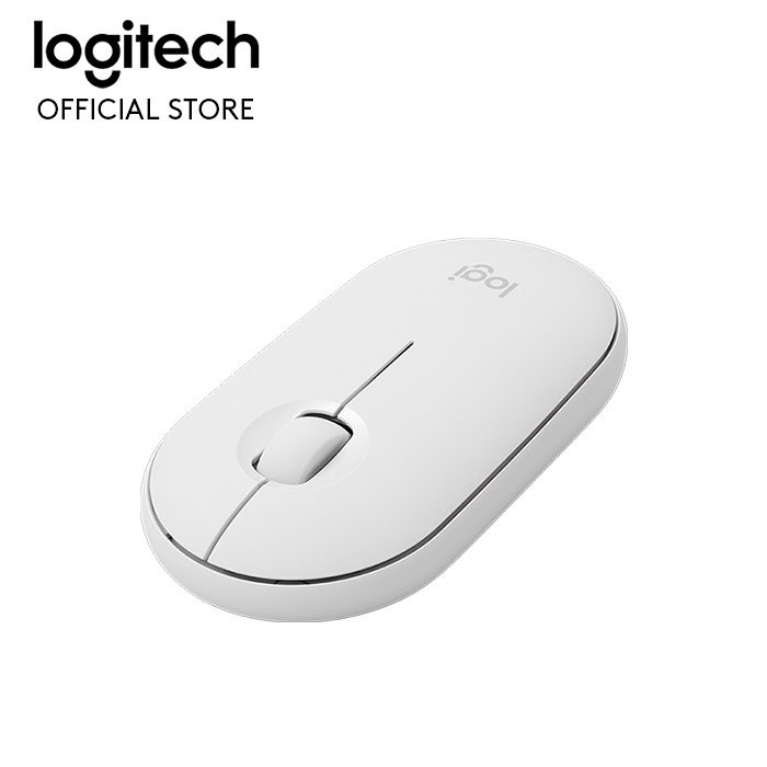 Logitech M350 Pebble Wireless Mouse Bluetooth Silent Quiet Click For Laptop Notebook Pc Mac Off White 910 Shopee Malaysia