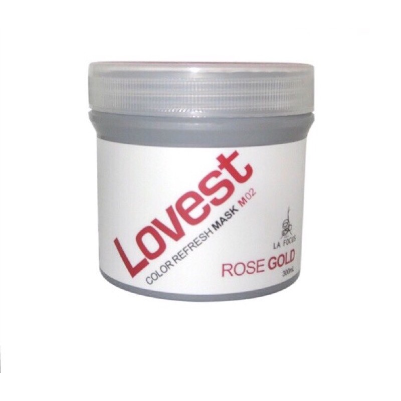 LAFocus rose gold hair mask 300ml Shopee Malaysia