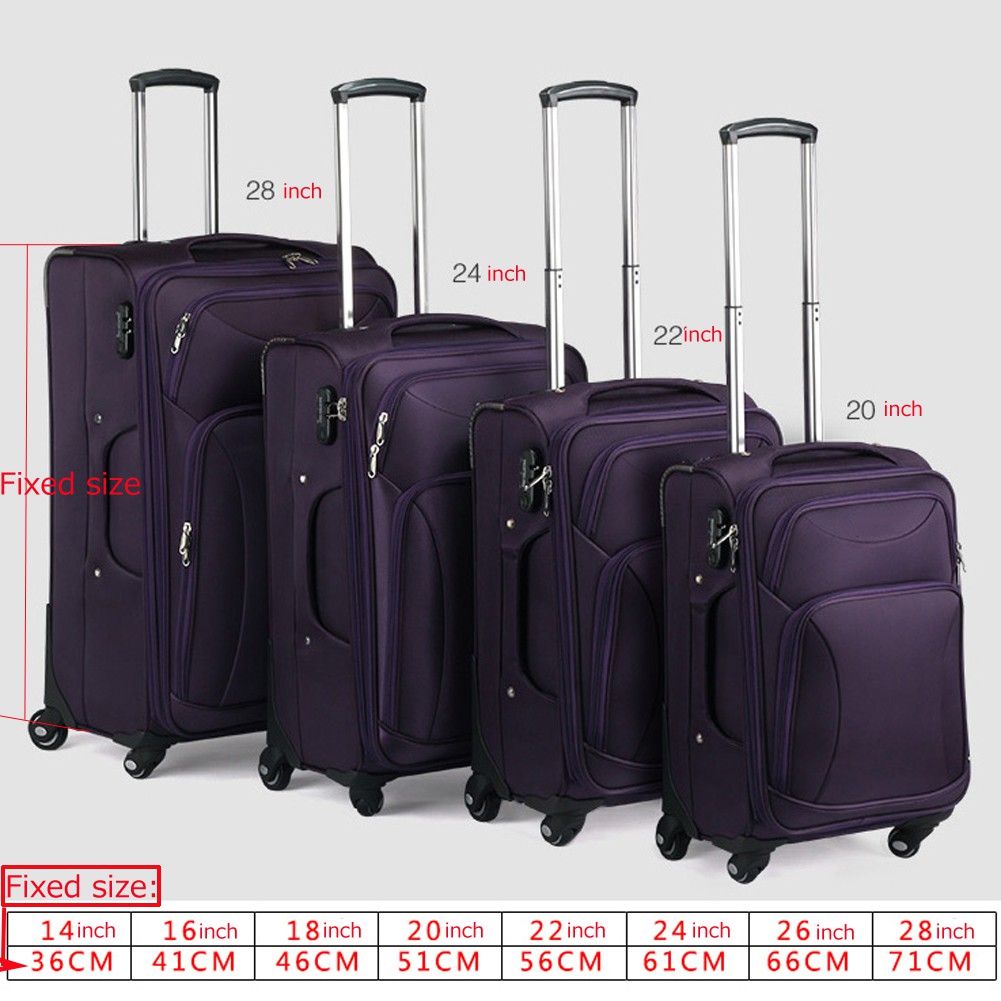 24 inch luggage size in cm