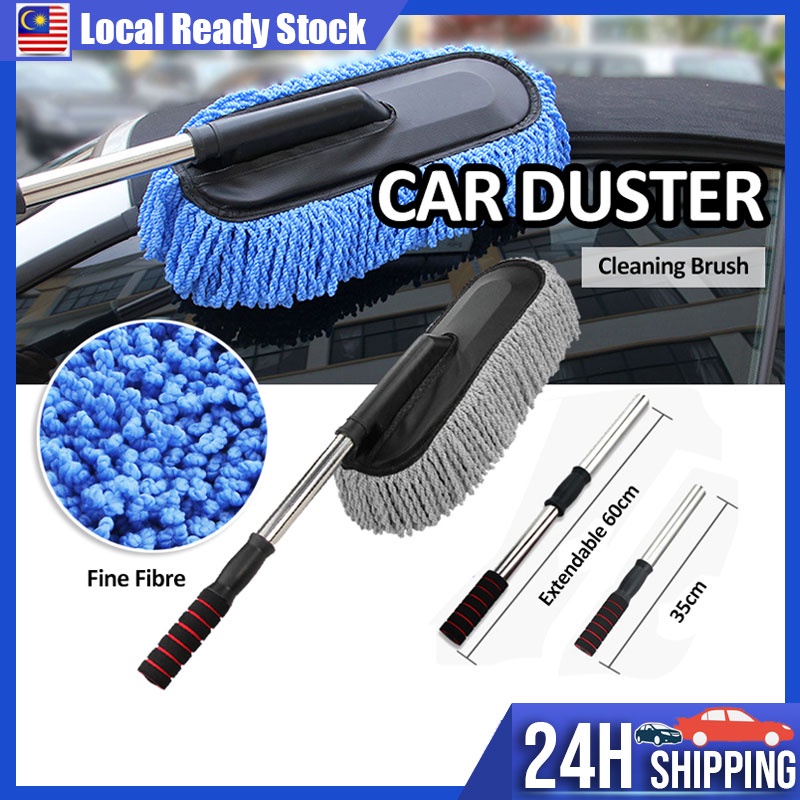 MicroFibre Duster Car Wash Clean Brush Nano Fiber Wax Mop Multifunctional Telescopic Brush Adjustable Car Care Wash Mop