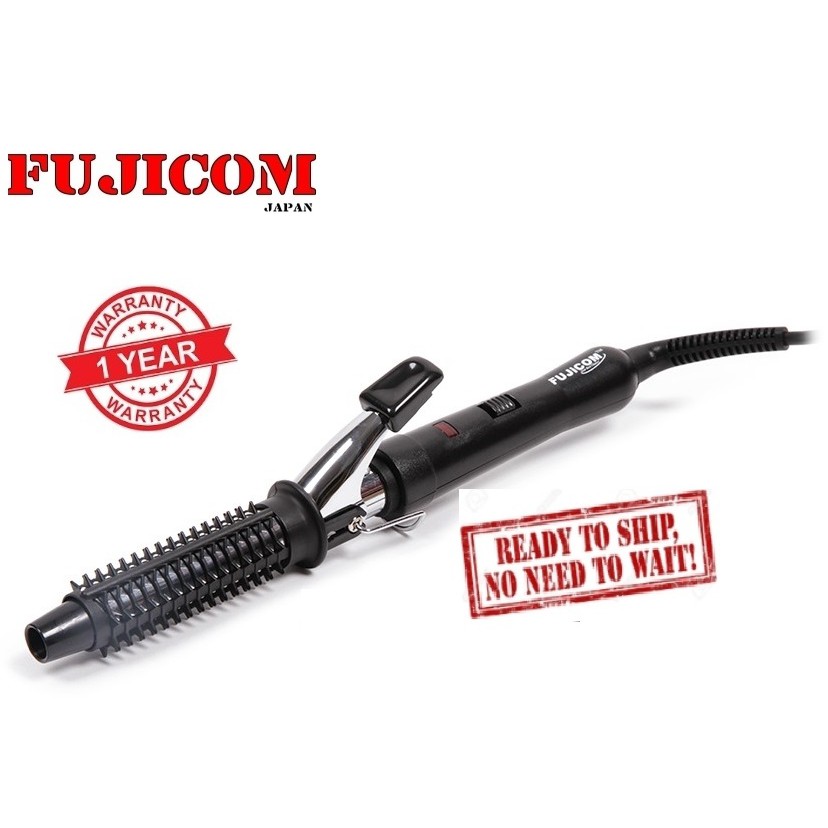 Fujicom Professional Hair Curler & Hair Straightener 2-in-1 Bundle Pack