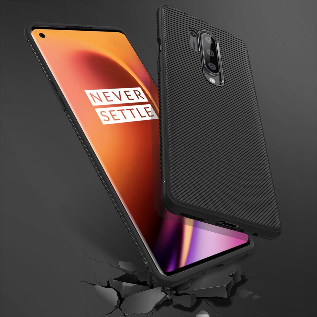 Oneplus 8 One Plus 8 Pro 1 8 Pro Lenuo Shockproof Carbon Fiber Bumper Soft Back Cover Casing Shopee Malaysia