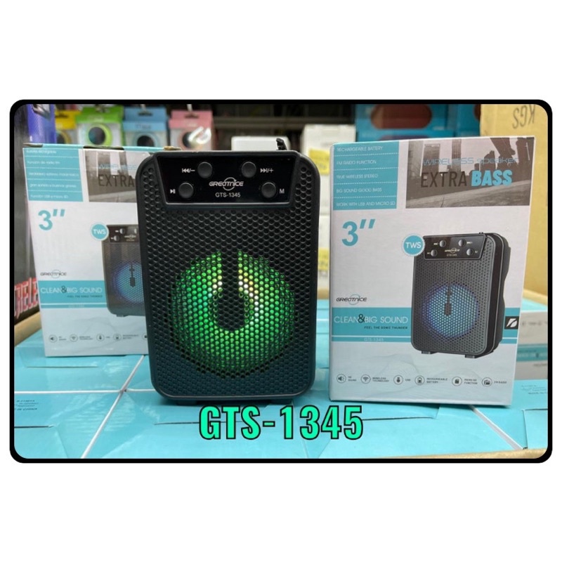 GREATNICE 3"WIRELESS SPEAKER TWS CLEAN & BIG SOUND GTS1345 Shopee Malaysia