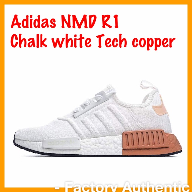 adidas nmd r1 chalk white tech copper