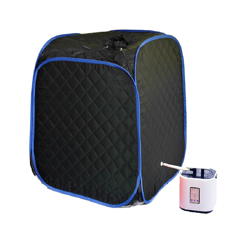 Foldable & Portable Steam Sauna Tent with SS Generator - Black | Shopee  Malaysia