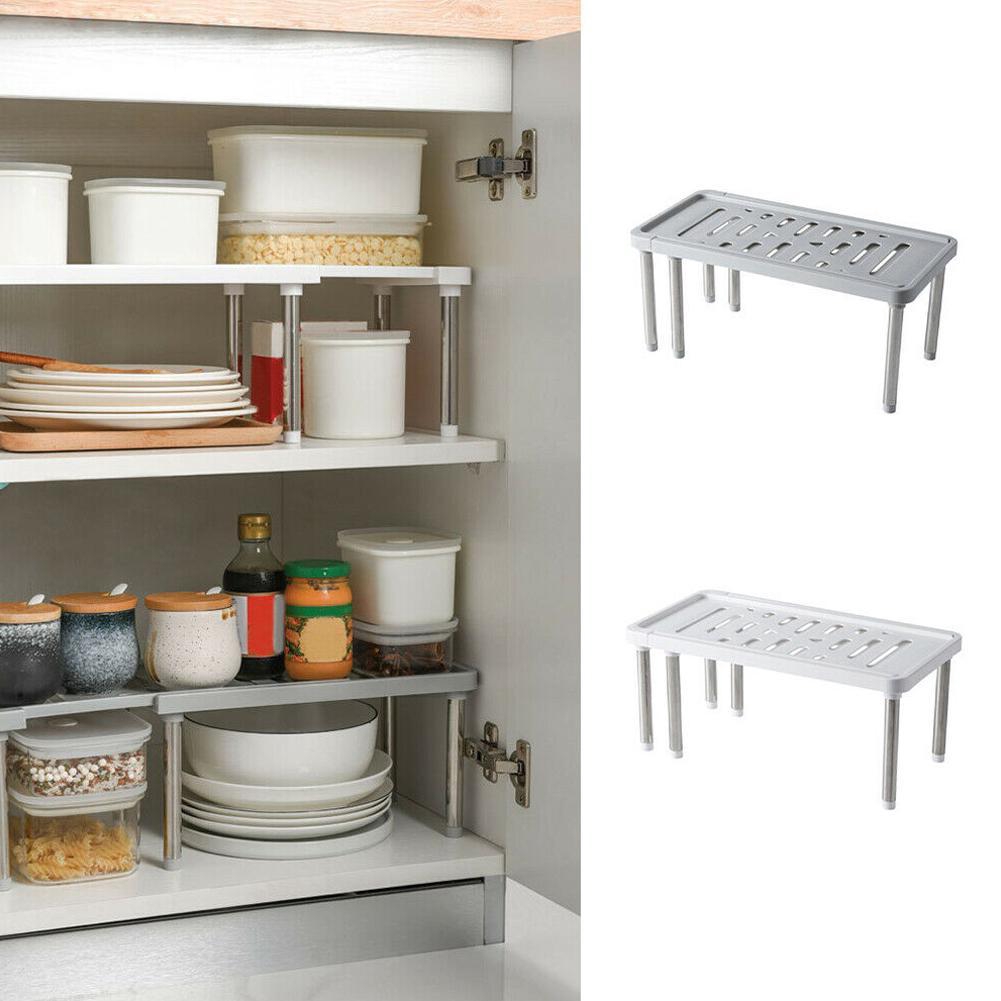 Home Storage Shelf Holder Basket, Kitchen Cabinet Organizer Shelf