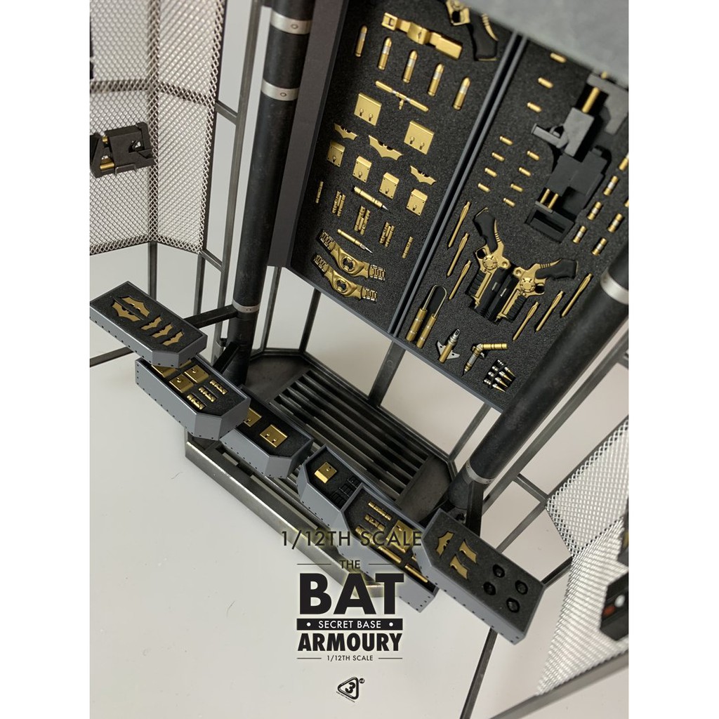Batman Dark Knight Secret Base Armoury 1/12 With BatSuit DC Comics | Shopee  Malaysia