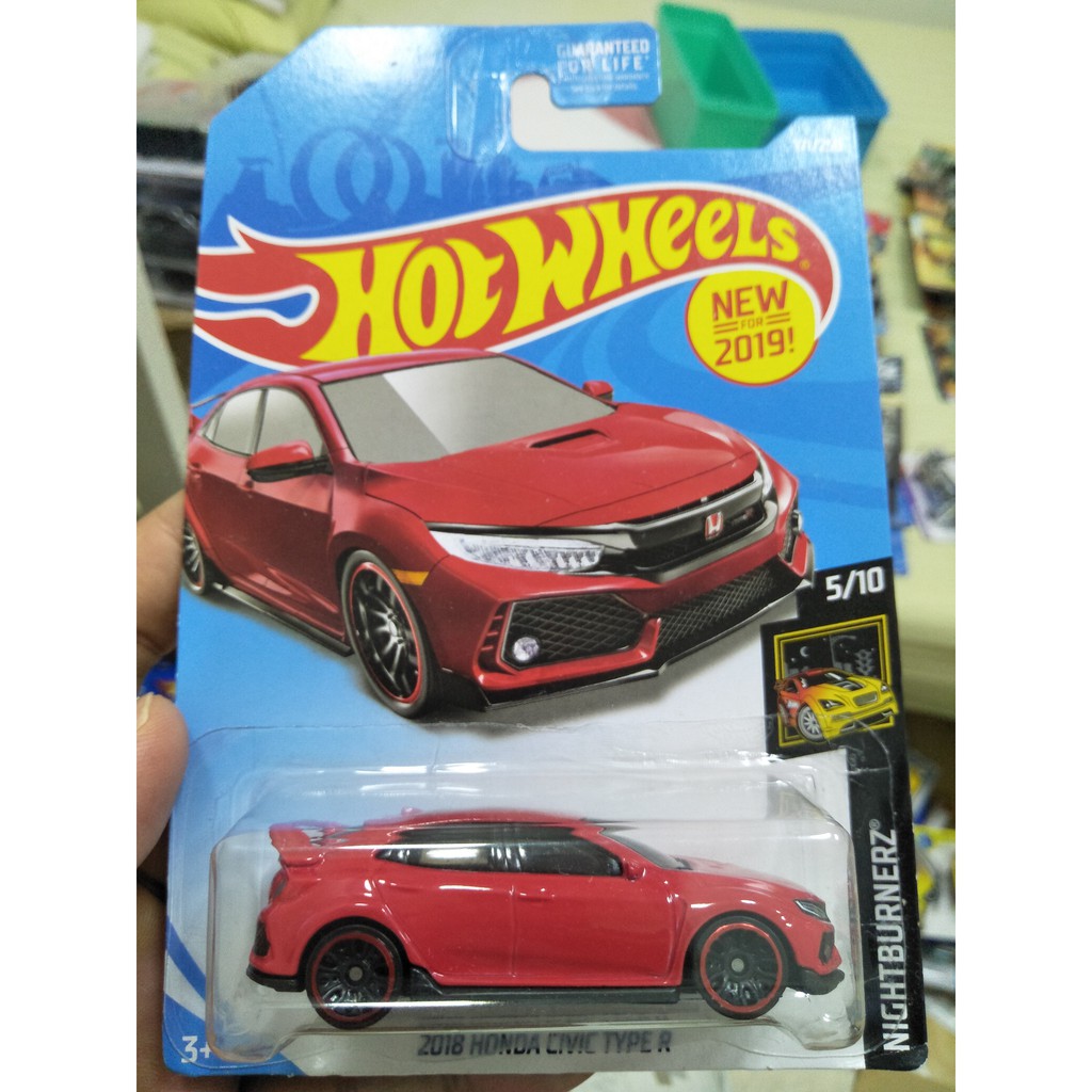 hot wheels civic type r 2019