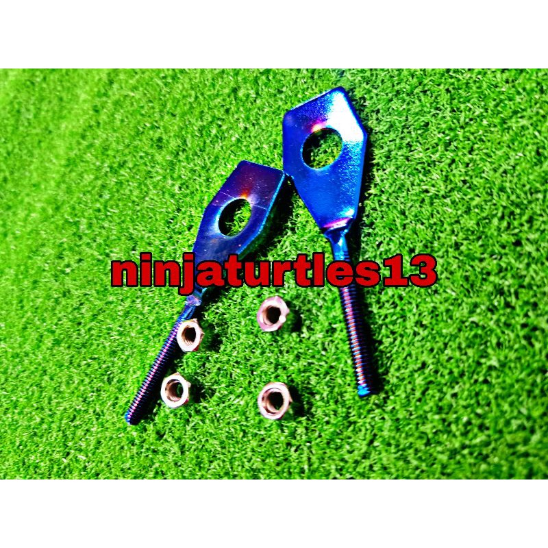 ex5 dream w125 w100 class wave udang chain adjuster plate titanium