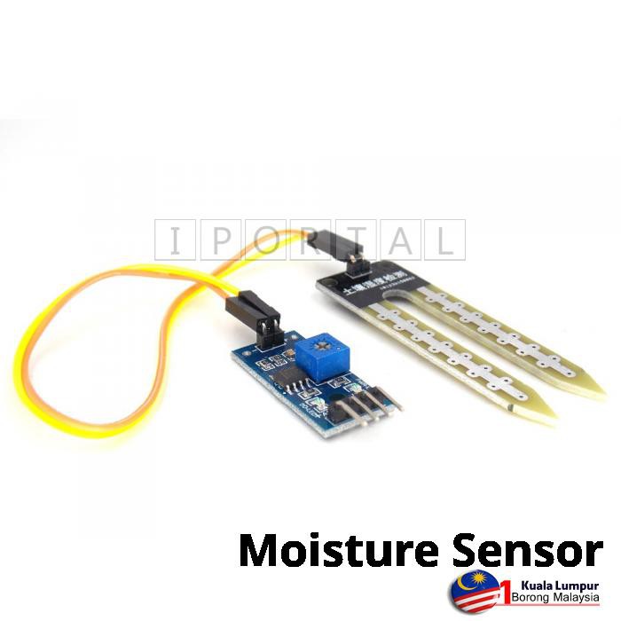 Soil Moisture Sensor For Arduino, Robotics, IoT | Shopee Malaysia