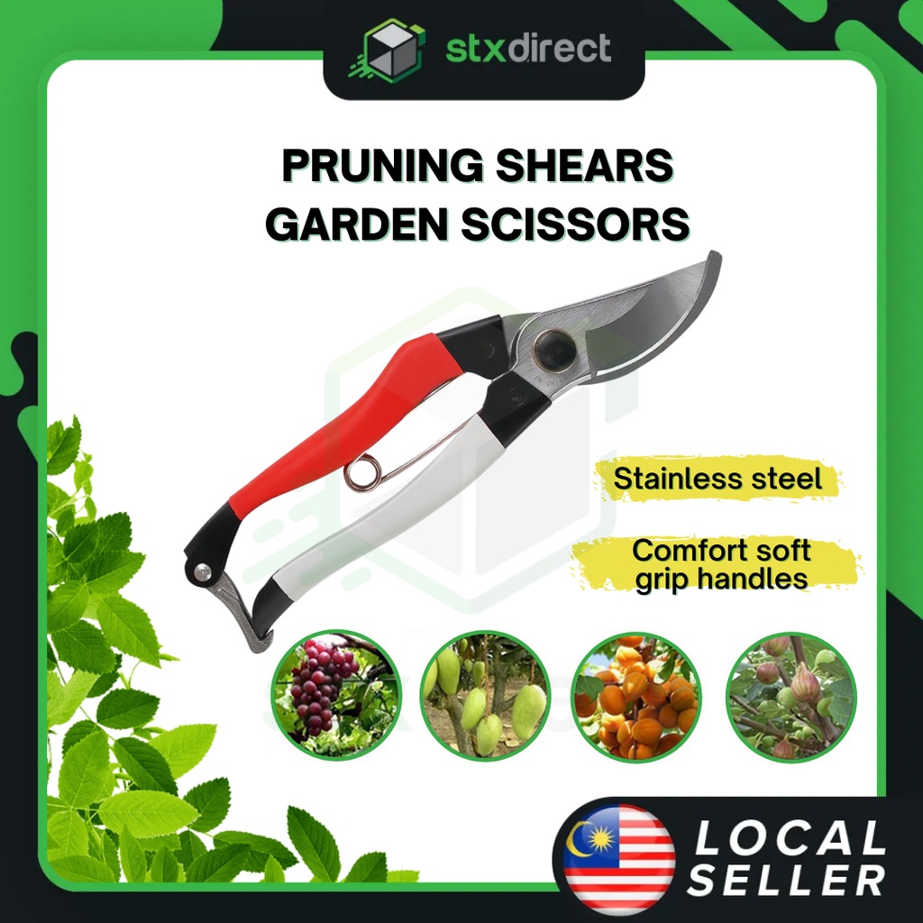 Pruning Shears Garden Scissors Gunting Pokok Bunga Gardening Tools ...