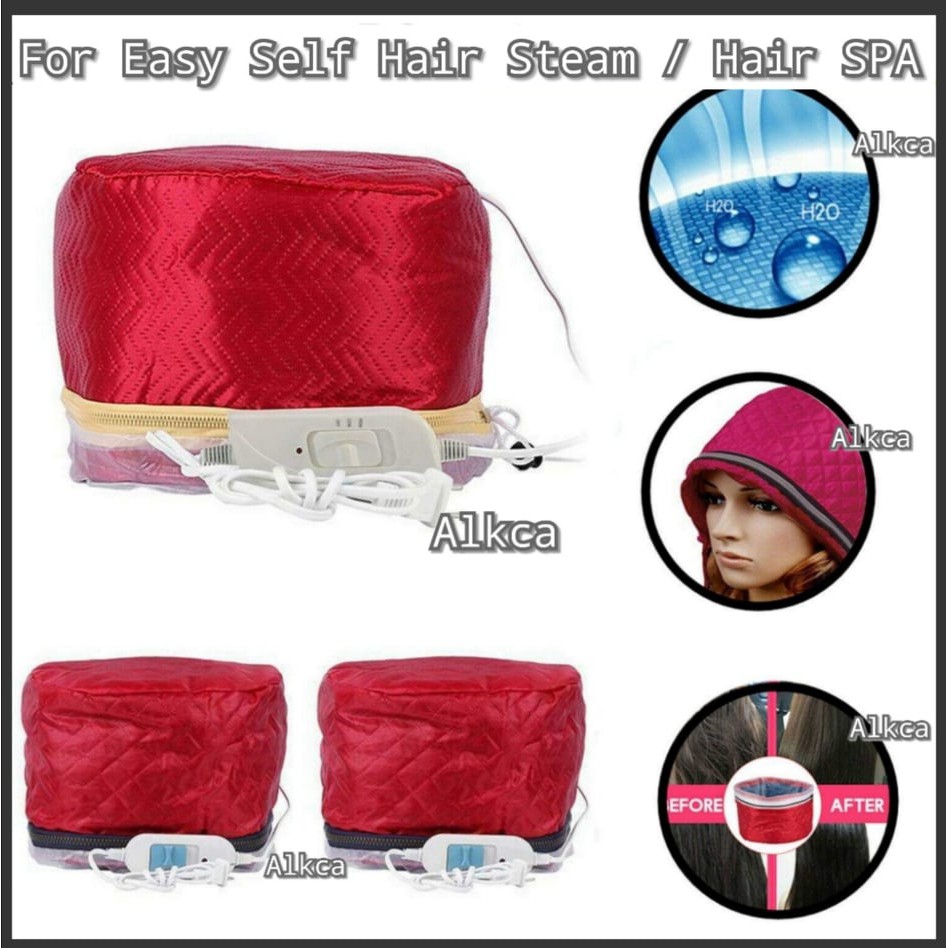 FREE ADAPTER] Mesin Stim Rambut Cap/ Hair Steamer/ SPA Cap 红毛鸭舌帽/电蒸锅/ SPA帽  | Shopee Malaysia