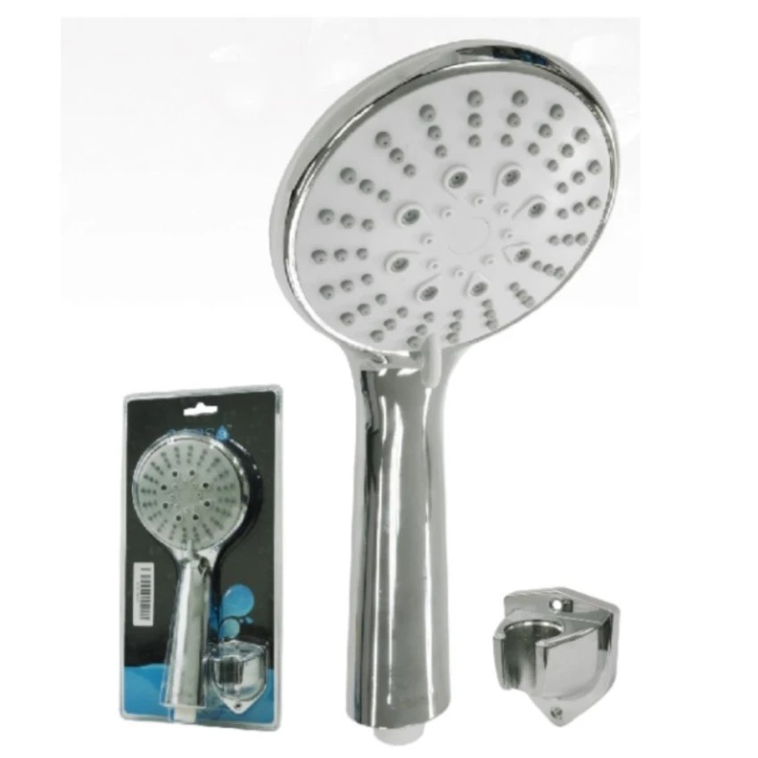 Corsa102 Chrome Shower Head with 5 Function Spray Universal Home