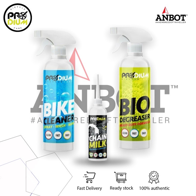 Prodium Bicycle Care Chain milk / lube, Bio Degreaser , Bike Cleaner