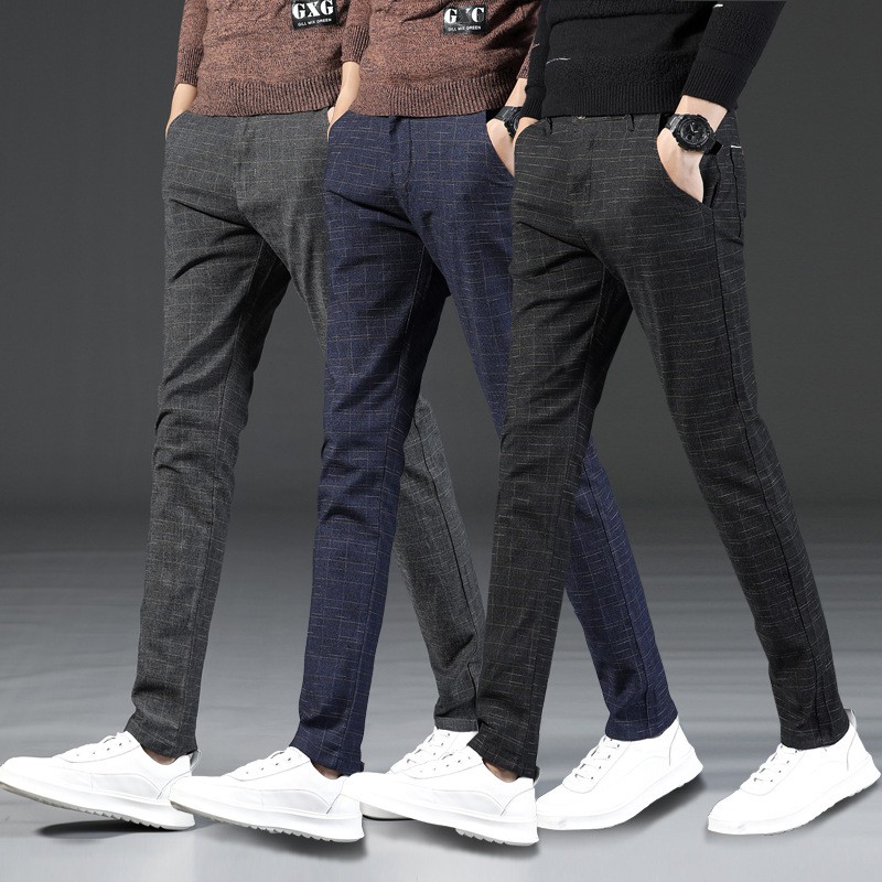 plaid pants casual