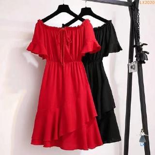 fat girl red dress