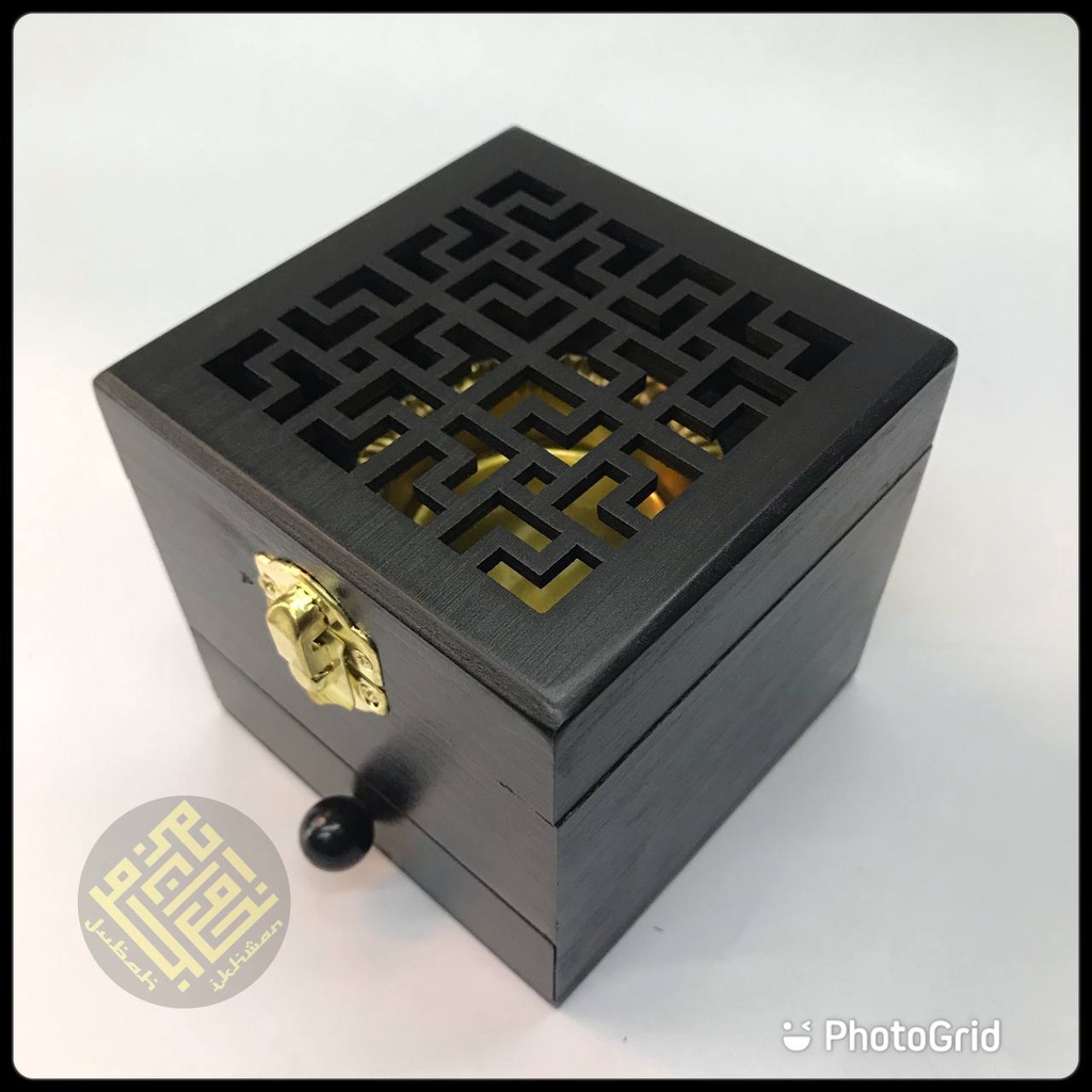 Number Wooden Burner / Makhbara Kayu Arabian Incense Burner For Bukhoor