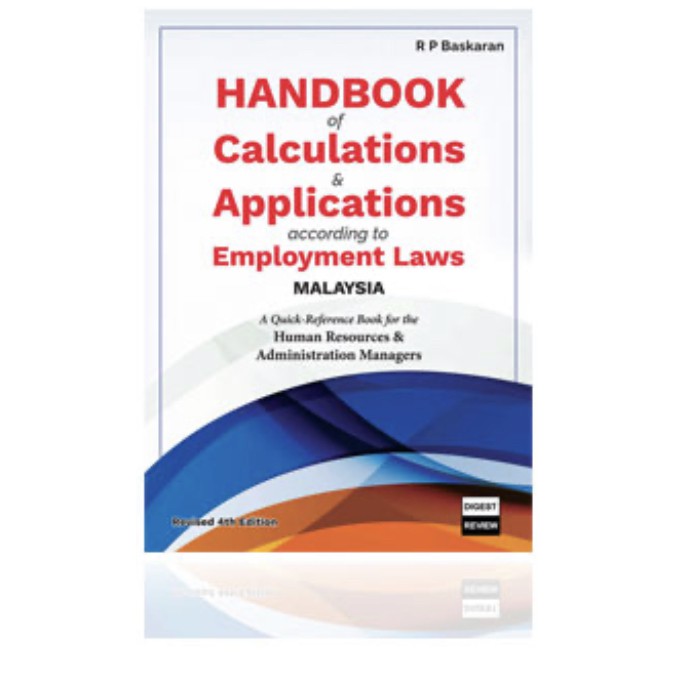 Handbook Of Calculation Application According To Employment Laws Malaysia Shopee Malaysia