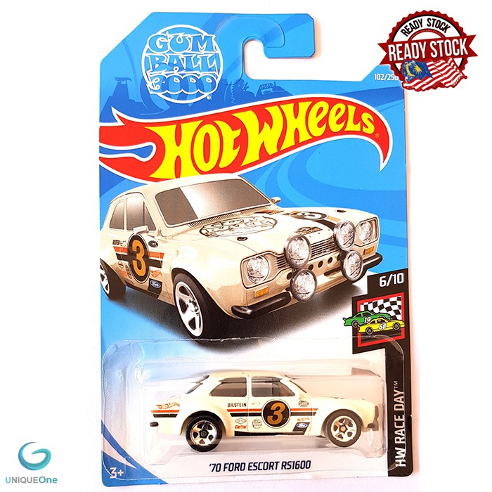 hot wheels 70 ford escort