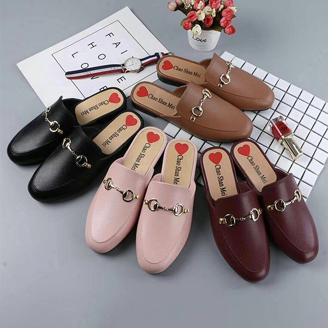 Loafer Oxfords Shoe Sandal  Kasut Tinggi Slipper Flat High 