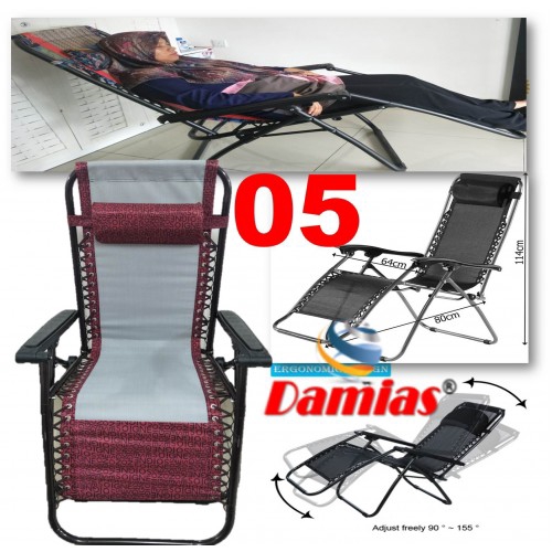 Portable Relax Adjustable Sleeping Chair | Shopee Malaysia