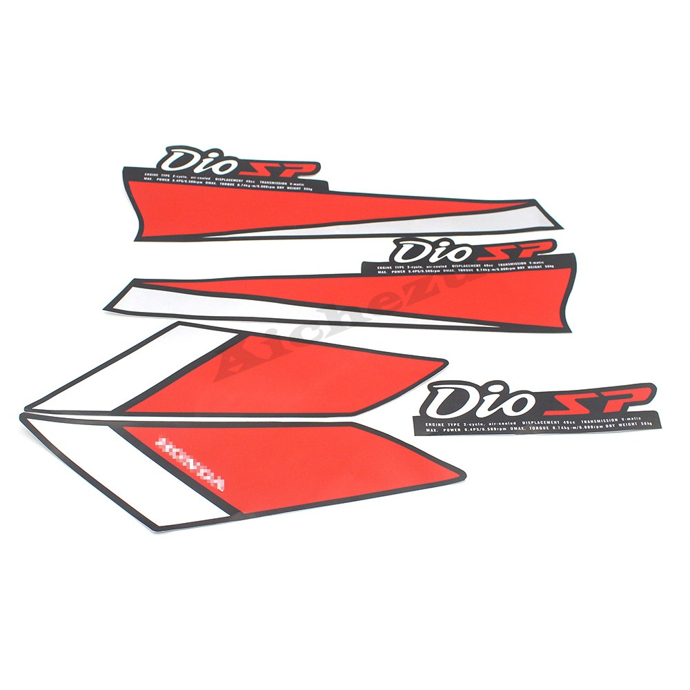 Acz Motorcycle Scooter Body Fairing Sticker Dio Sr Motorcycle Sticker Glue Decals For Honda Dio50 Af17 Af18 Af27 Af28 Shopee Malaysia