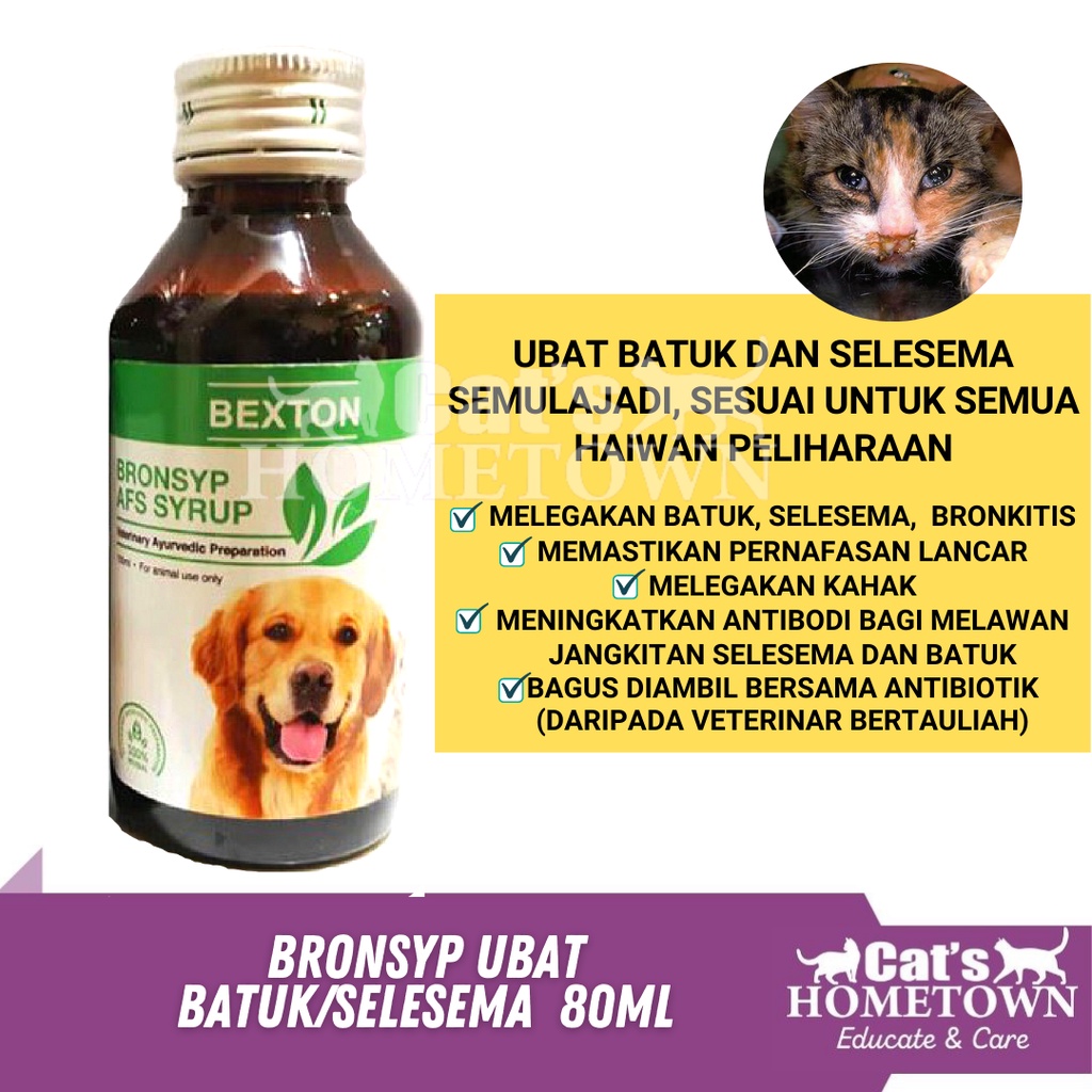 Bexton Bronsyp (Cat Flu Cough Supplement  Batuk, Selesema) [100ml]