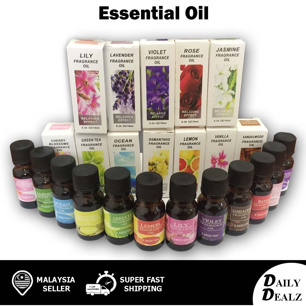 Aroma/Fragrance/Essential Oil For Humidifier/Diffuser 10ml Shopee