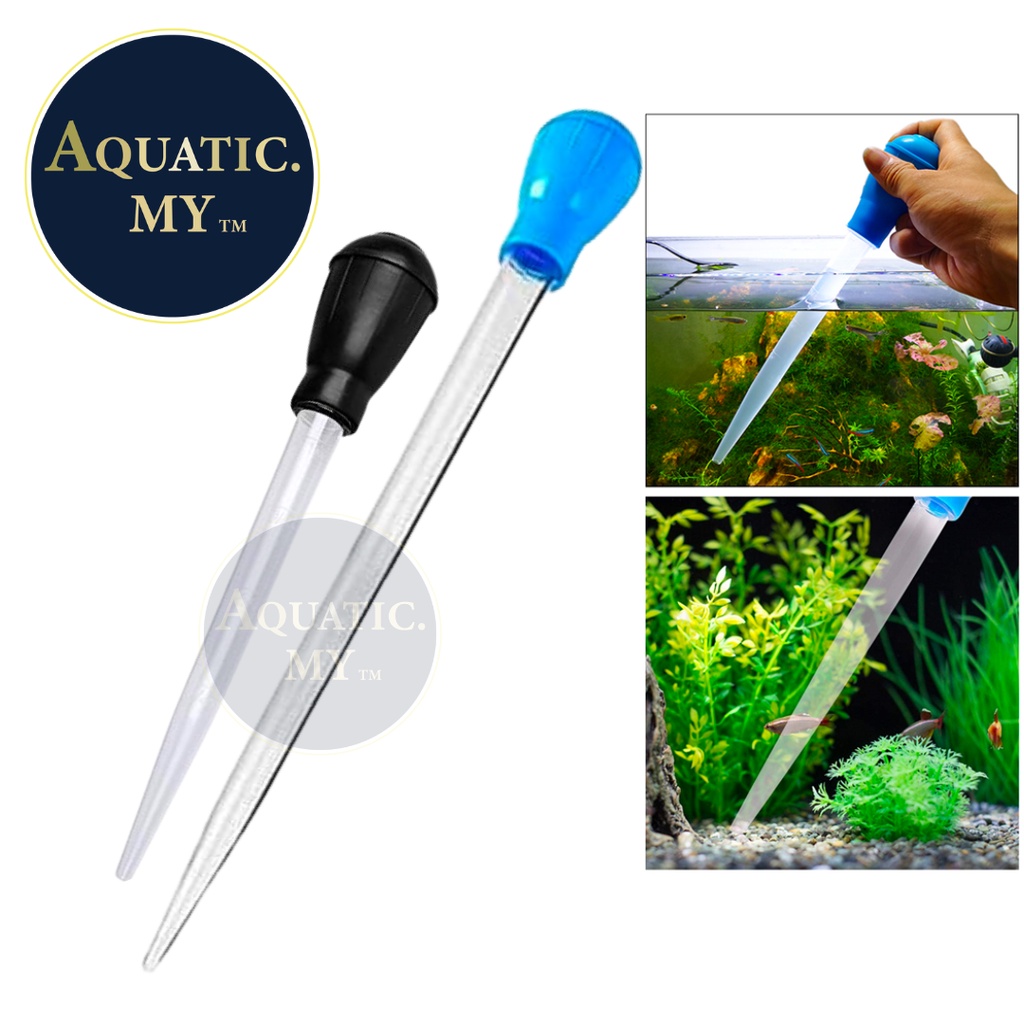 Aquarium Water Dropper Cleaning Feeder Pipettes/ Akuarium Penyedut Air ...