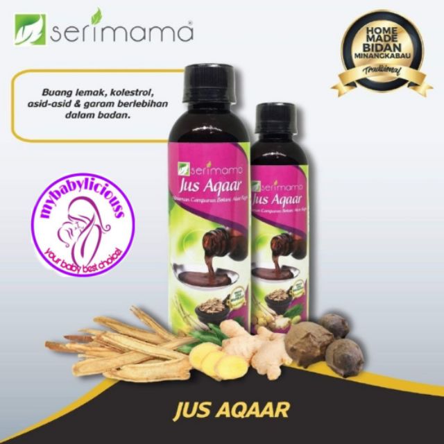 Serimama Jus Aqaar 250ml Jus Pantang Jus Ibu Bersalin Shopee Malaysia