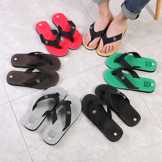 (Ready Stock)Men Casual flip flops home beach summer sandal Leisure Slippers Selipar fesyen kasual luar lelaki