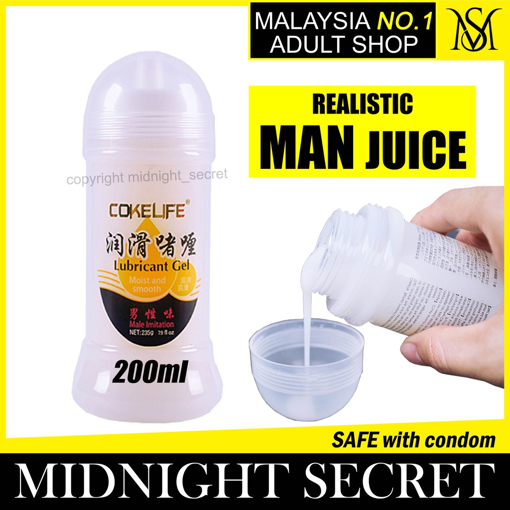 Licin Real Very Realistic Man Fluid Water Based Sexual Lubricant 200ml Shopee Malaysia 5538