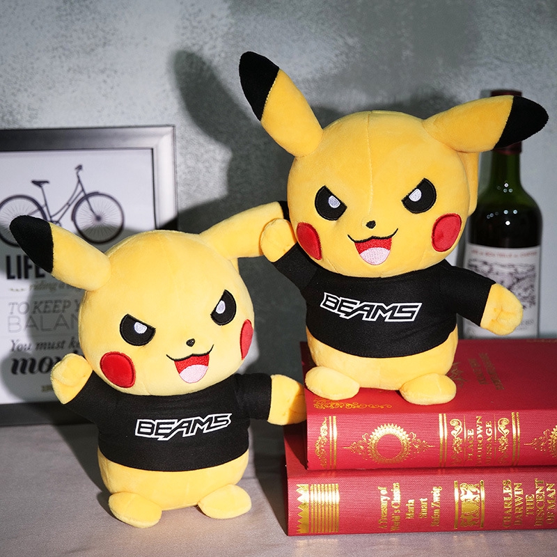 angry pikachu plush