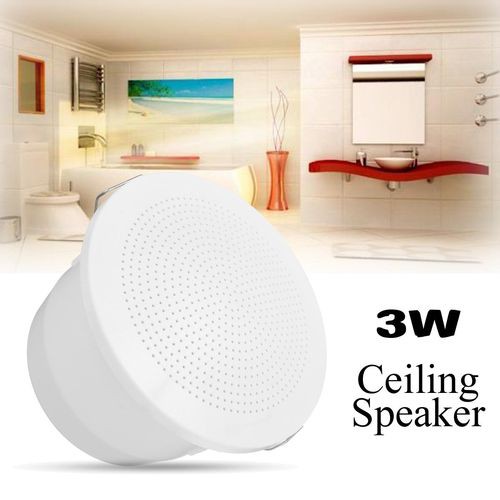 3w Public Radio Home Bathroom 3 Inch Waterproof Ceiling Speaker