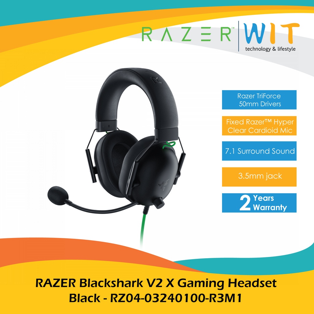 RAZER Blackshark V2 X Gaming Headset - RZ04-03240100-R3M1