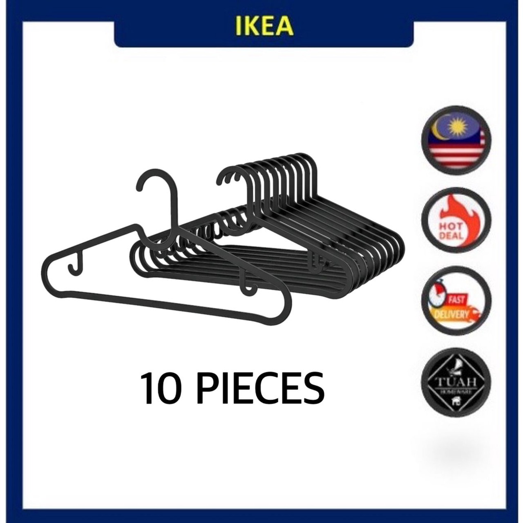 IKEA SPRUTTIG Hanger (10 Pieces) | Shopee Malaysia